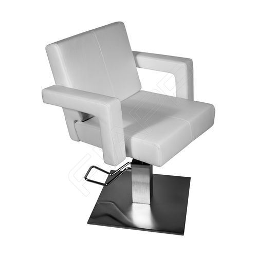 Moderner Friseurstuhl - CHARLOTTE 676 - FIAPP - Leder / Stoff / Edelstahl