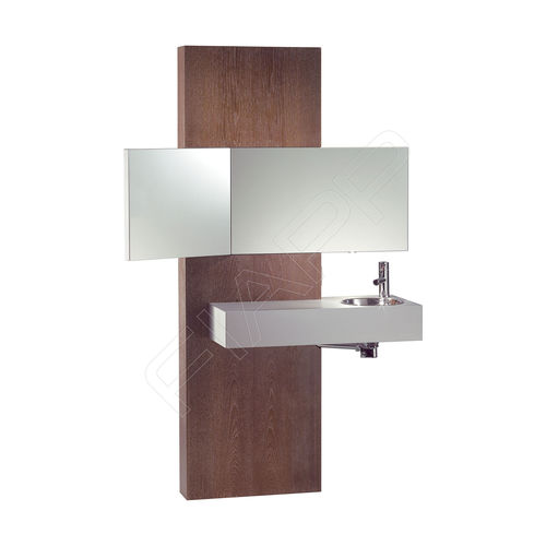 Moderner Schminktisch - TROCADERO 440U - FIAPP - Laminat / Edelstahl / Corian®