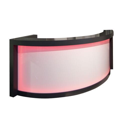 Halbrunde Empfangstheke - CURVED 849 - FIAPP - Laminat / Plexiglas® / für Frisörsalon