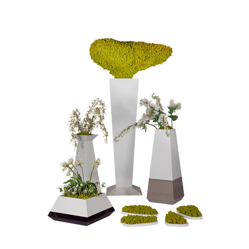 Moderne Vase - FLOWER-POT V1, V2, V3, V4, V5 - FIAPP - lackiertes MDF / für Spa