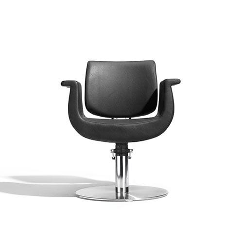 Moderner Friseurstuhl - DIVA - Kiela Metaalwarenfabriek B.V. - Stoff / Metall / mit Hubhydraulik