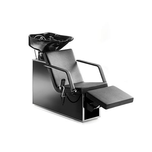 Waschsessel mit Fußstütze - WELLNESS SISTER DELUXE WITH ELECTRICALLY ADJUSTABLE LEG  - Kiela Metaalwarenfabriek B.V. - Keramik / 1 Platz