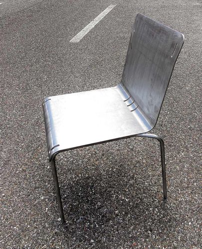 Moderner Stuhl - Party - Bsinergy - für Außenbereich / Aluminium / Gestell aus Aluminium