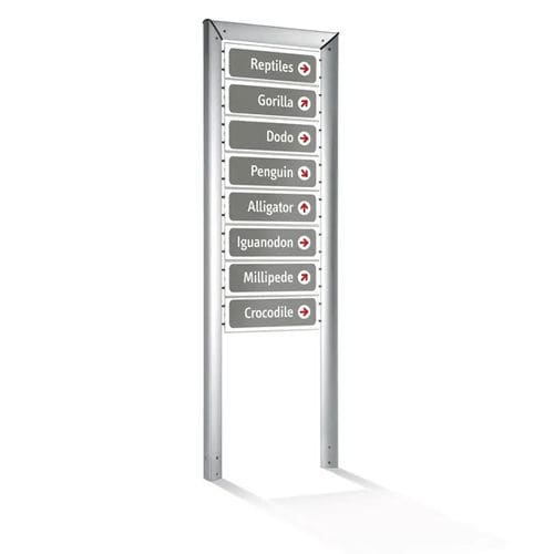 Bodenstehendes Schild - Loco - Bsinergy - galvanisiertem Stahl / zur Orientierung / für Außenbereich