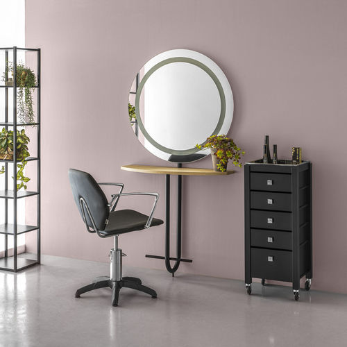 Moderner Schminktisch - JUNO W - Artecno Srl - Holz / Metall / wandmontiert