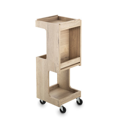 Wagen für Frisörsalon - Esse - Artecno Srl - für Schönheitssalon / für Gewerbegebrauch / Holzfurnier