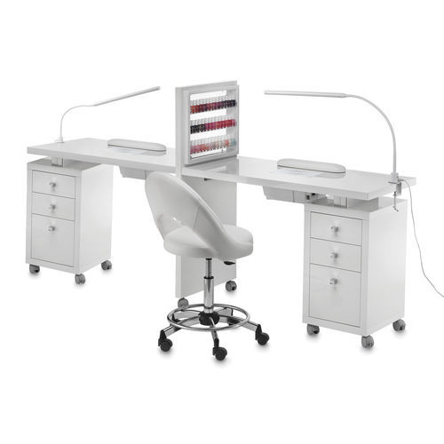 Maniküretisch mit integriertem Stauraum - 309 LX DISPLAY  - Artecno Srl - mit Absaugung / mit integrierter Beleuchtung