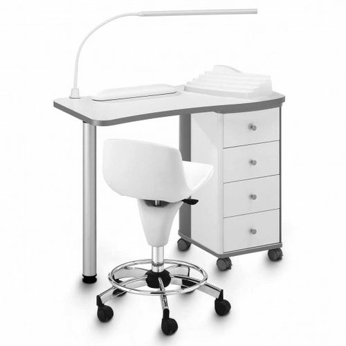 Maniküretisch mit integrierter Beleuchtung - 204 LW - Artecno Srl - mit integriertem Stauraum