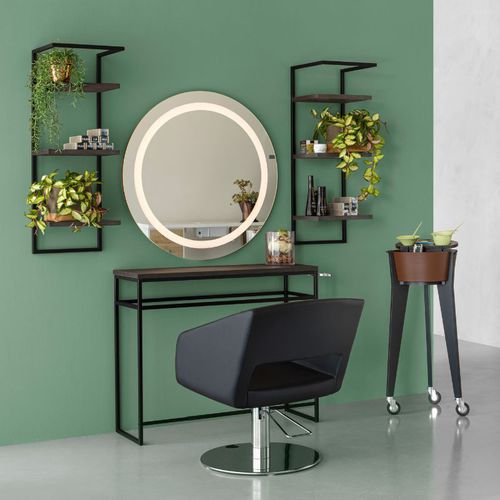 Moderner Schminktisch - LOFT C - Artecno Srl - Holz / Metall / für Frisörsalon