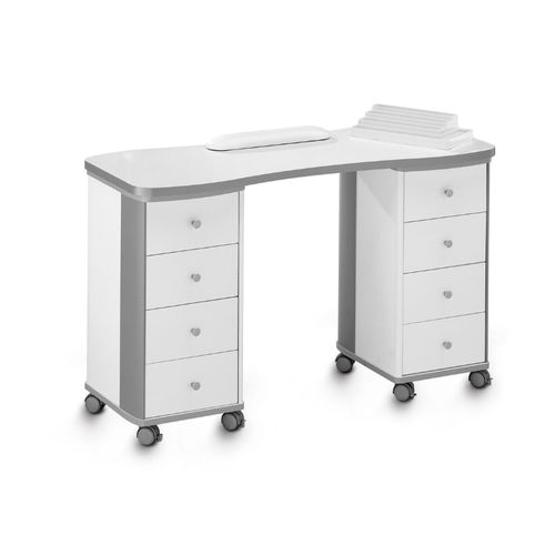 Maniküretisch mit integriertem Stauraum - DOUBLE - Artecno Srl