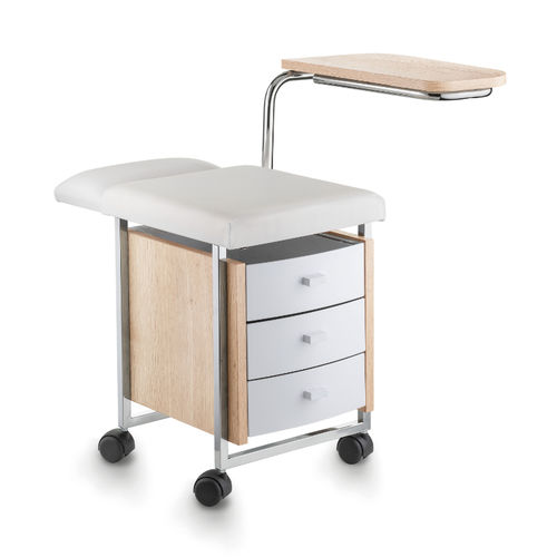Moderner Friseurhocker - VENUS PEDI - Artecno Srl - Leder / Holz / Gestell aus Metall