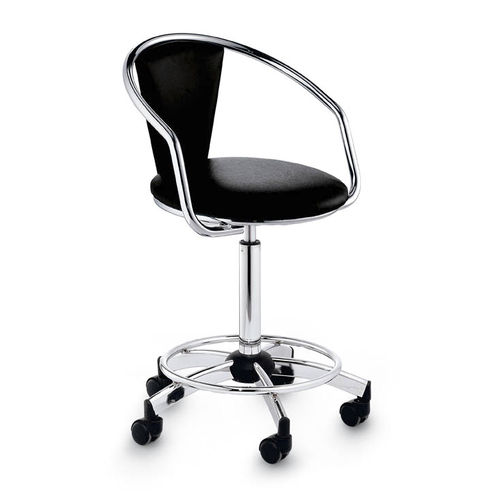 Moderner Friseurstuhl - BEAUTY - Artecno Srl - Kunstleder / Metall / mit Hubhydraulik