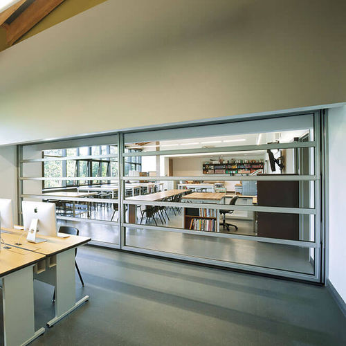 Falttrennwand - SKYFOLD MIRAGE  - DORMA Hüppe Raumtrennsysteme - Glas / für professionellen Einsatz / Büro