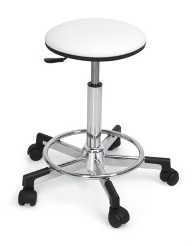 Moderner Friseurhocker - BANZAÏ - Nelson Mobilier - Gestell aus Metall / mit Sterngestell mit 5 Streben / mit Rollen