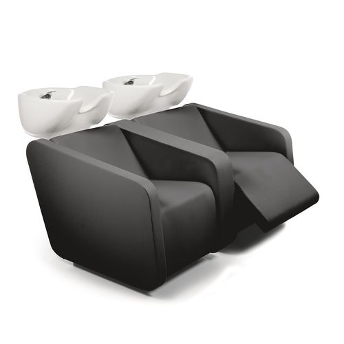 Waschsessel mit Fußstütze - GOWASH 2P - Nelson Mobilier - Zweisitzer