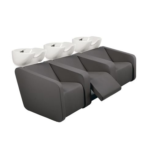Waschsessel mit Fußstütze - GOWASH 3P - Nelson Mobilier - 3 Plätze