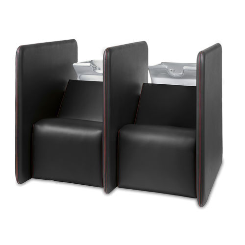Waschsessel mit Fußstütze - PRIVATUS - Nelson Mobilier - Kunstleder / Keramik / 1 Platz