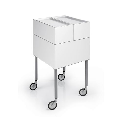 Pflegewagen - NELBY T - Nelson Mobilier - für Frisörsalon / für Schönheitssalon / Methacrylat