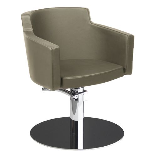 Moderner Friseurstuhl - SUITE - Nelson Mobilier - Kunstleder / mit Hubhydraulik / mit Fußstütze