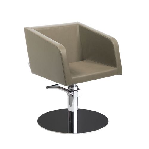 Moderner Friseurstuhl - SUE - Nelson Mobilier - Kunstleder / mit Hubhydraulik / höhenverstellbar