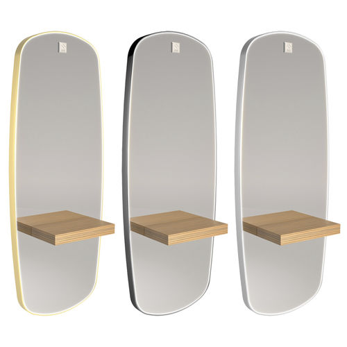 Moderner Schminktisch - Ovalis LED - Nelson Mobilier - Metall / PVC / Glas