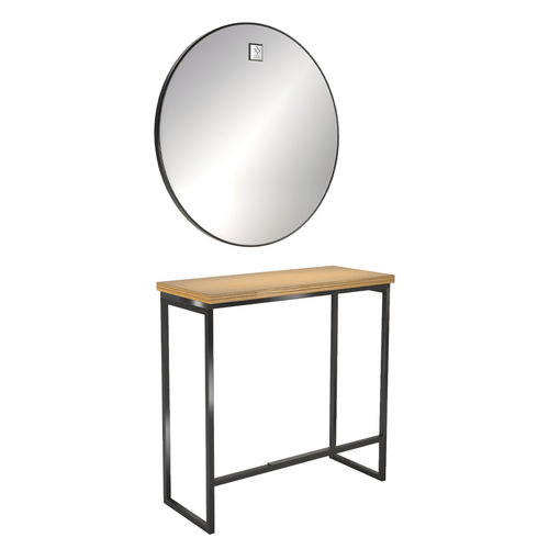 Moderner Schminktisch - SCAMNUM RONDE  - Nelson Mobilier - Metall / PVC / Laminat