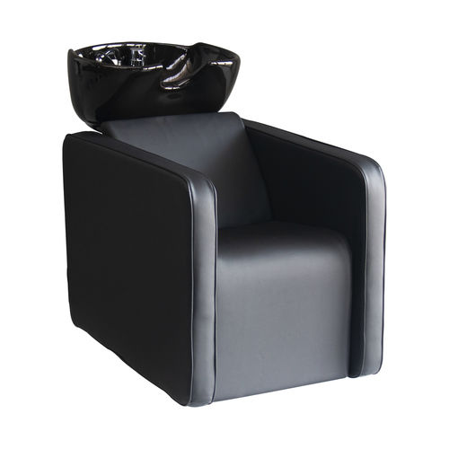 Waschsessel mit Fußstütze - Midnight Wash - Nelson Mobilier - Kunstleder / Keramik / 1 Platz