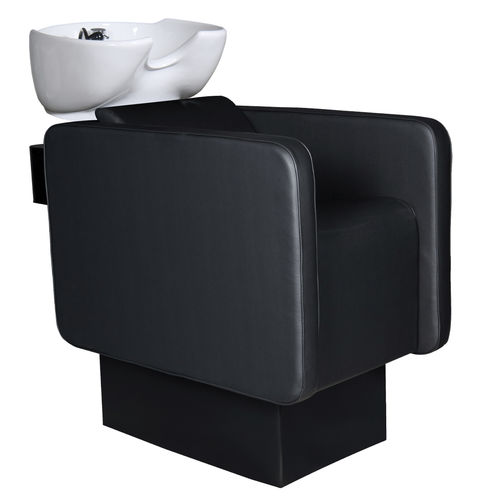 Waschsessel mit Fußstütze - Midnight Wash Lift - Nelson Mobilier - Kunstleder / elektrisch / 1 Platz