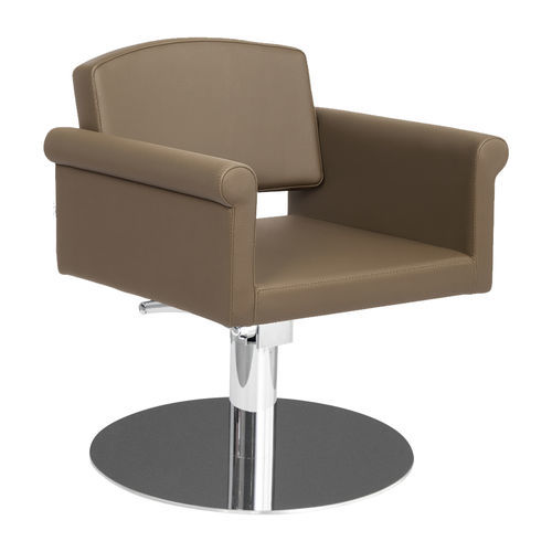 Moderner Friseurstuhl - CHARME - Nelson Mobilier - Kunstleder / mit Hubhydraulik / höhenverstellbar