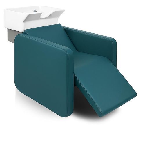 Waschsessel mit Fußstütze - SMARTWASH - Nelson Mobilier - Kunstleder / Keramik / originelles Design
