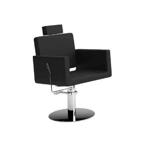 Metall-Schminksessel - LUMINE - Nelson Mobilier - Leder / Kunstleder / mit Kopfstütze
