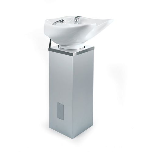 Bodenstehendes Waschbecken - ARMOR SUP - Nelson Mobilier - Keramik / Aluminium / Mischbatterie