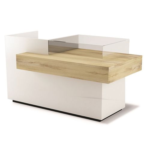 Holz-Empfangstheke - TEKA - Pietranera - für Frisörsalon