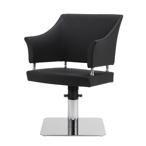 Vinyl-Friseurstuhl - MYRA - Pietranera - mit Hubhydraulik / für Gewerbegebrauch / mit Mittelfuß