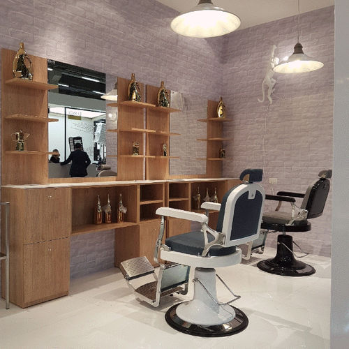 Moderner Schminktisch - LOHMANN - Pietranera - Holz / für Frisörsalon / für Friseursalon