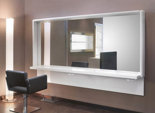 Moderner Schminktisch - TAILOR - SASSI - Laminat / wandmontiert / für Frisörsalon