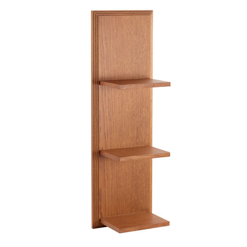 Wandmontiertes Regal - DION - TAKARA BELMONT - modern / Holzfurnier / für Frisörsalon