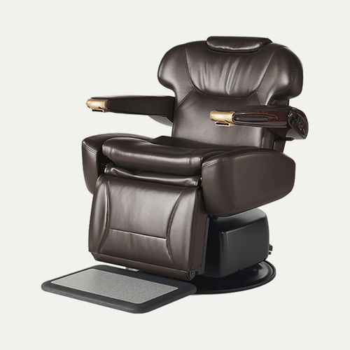Kunstleder-Barbiersessel - MAXIM PRESTIGE EDITION - TAKARA BELMONT - mit Fußstütze / mit Kopfstütze / mit Mittelfuß