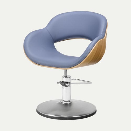 Moderner Friseurstuhl - THEA  - TAKARA BELMONT - Kunstleder / Verbundholz / mit Hubhydraulik