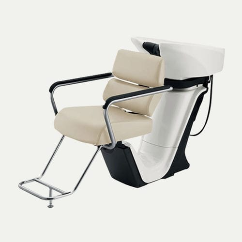 Waschsessel mit Fußstütze - RS AXIS - TAKARA BELMONT - Kunstleder / Keramik / 1 Platz