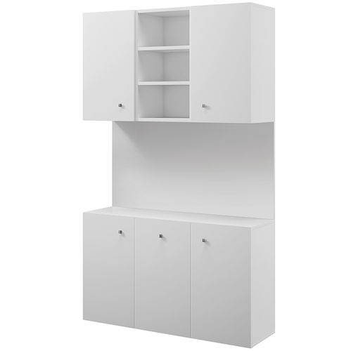 Boden-Ablagemöbel - MOBILI - VEZZOSI - Design / für Frisörsalon / melaminbeschichtet