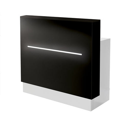 Melaminbeschichtete Empfangstheke - SMILE  - VEZZOSI - Laminat / für Frisörsalon / beleuchtet