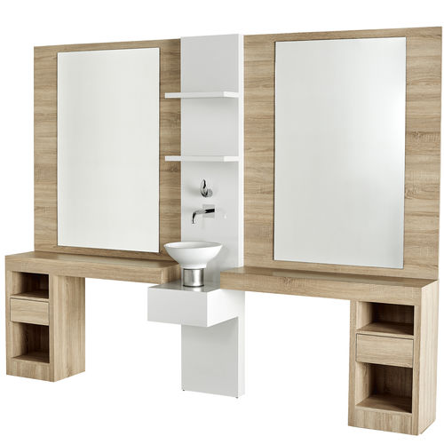 Moderner Schminktisch - JAZZ - VEZZOSI - Keramik / Kunststoff / Holz