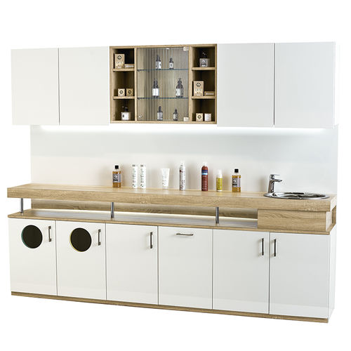 Boden-Ablagemöbel - BEAUTY  - VEZZOSI - Einbau / modern / für Frisörsalon