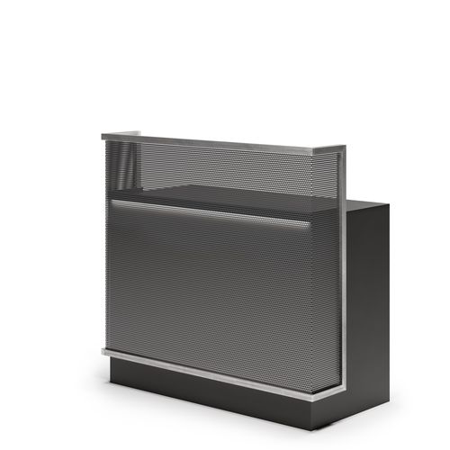 Laminat-Empfangstheke - IRON  - VEZZOSI - Metall / für Frisörsalon