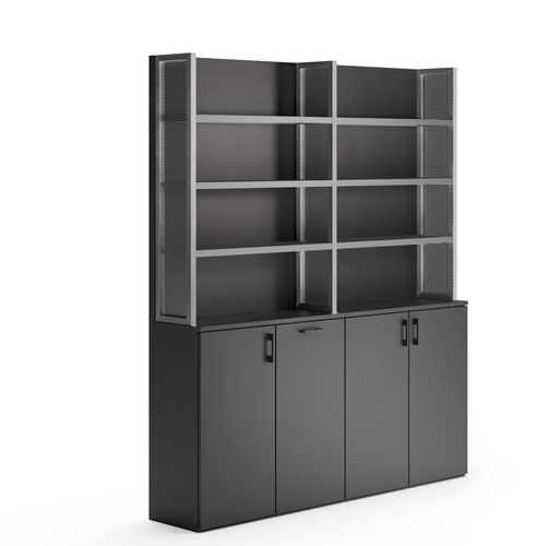 Boden-Ablagemöbel - IRON - VEZZOSI - modern / für Gewerbegebrauch / für Frisörsalon