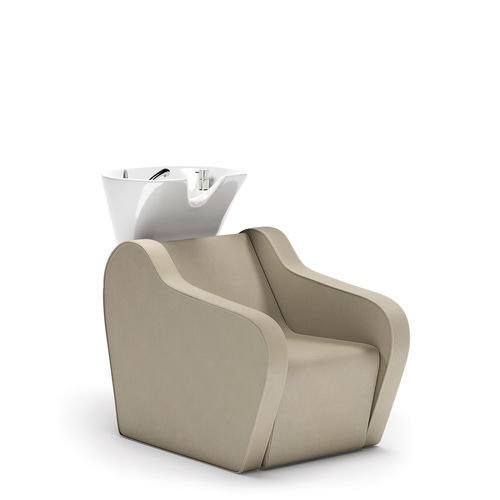 Lederwaschsessel - BEAUTY BASKET FLORA - VEZZOSI - originelles Design / Kunstleder / mit Massagefunktion