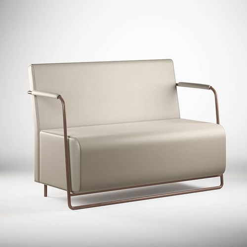 Sofa für Wartezimmer - CU29 - VEZZOSI - modern / Kunstleder / mit Armlehnen