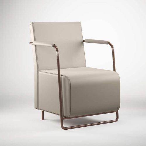 Sessel für Wartezimmer - CU29   - VEZZOSI - modern / Kunstleder / Metall