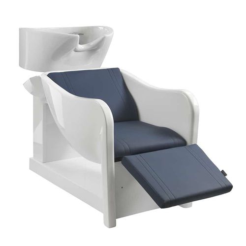 Waschsessel mit Fußstütze - CURVE MASSAGE - VEZZOSI - Kunstleder / 1 Platz